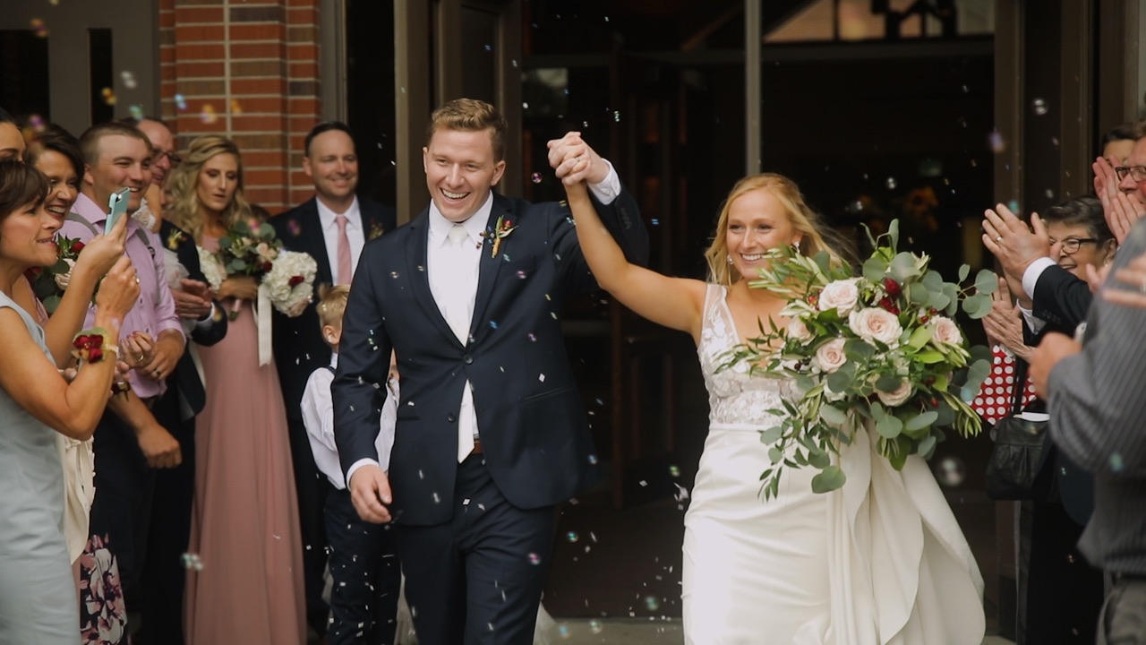 Luke & Madalynn wedding film still