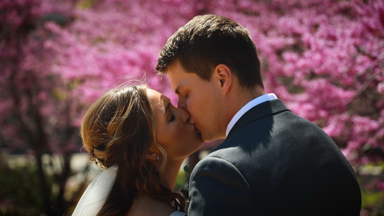 Katie & Aaron wedding film still